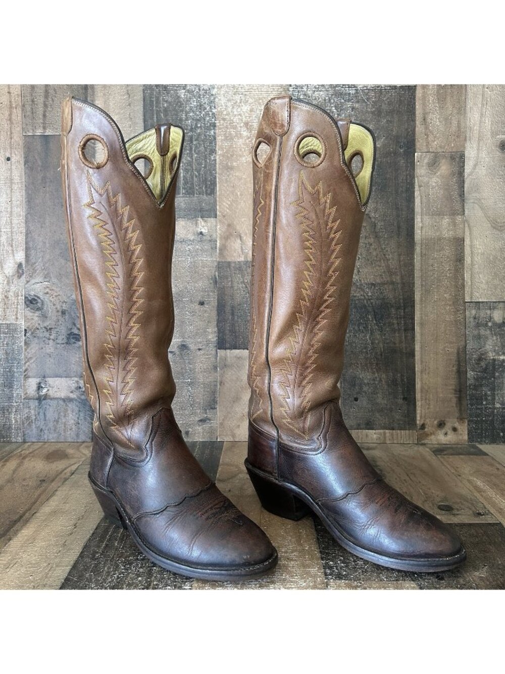 Drews Tall Buckaroo Western Cowboy Boots Mens 10.5 D